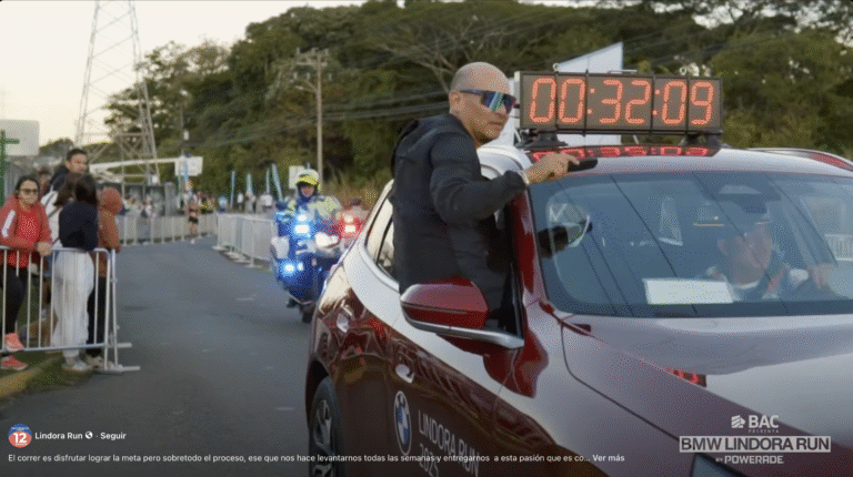 Nuestro reloj presente en la BMW Lindora Run