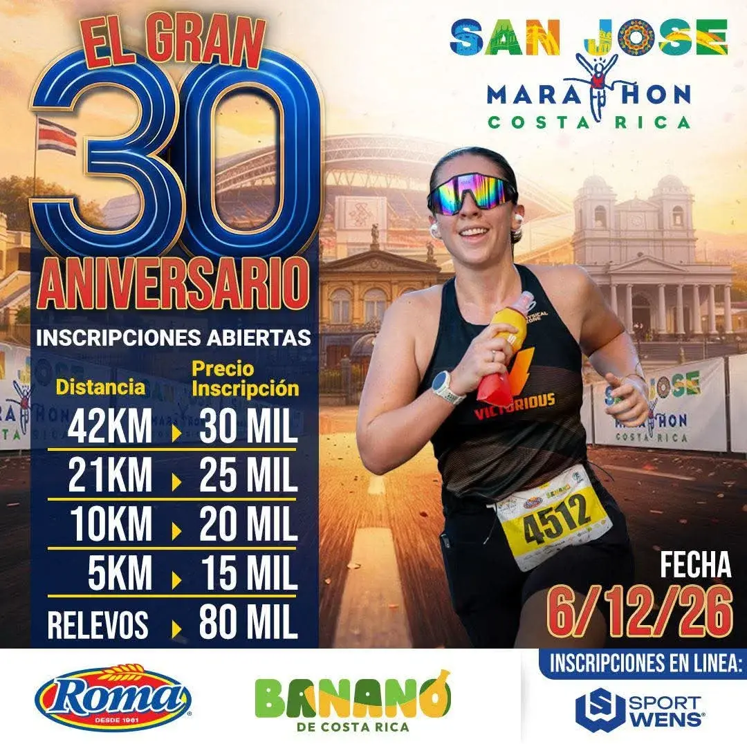 El Gran 30 Aniv Maraton San José, Costa Rica