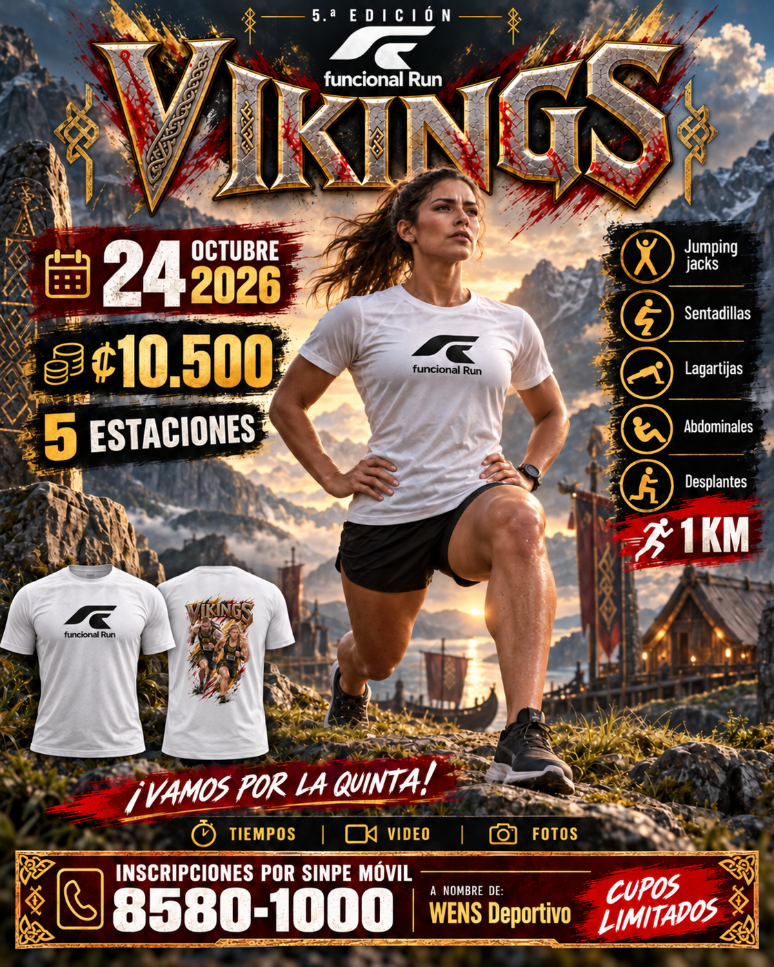 Funcional Run Vikings Edition