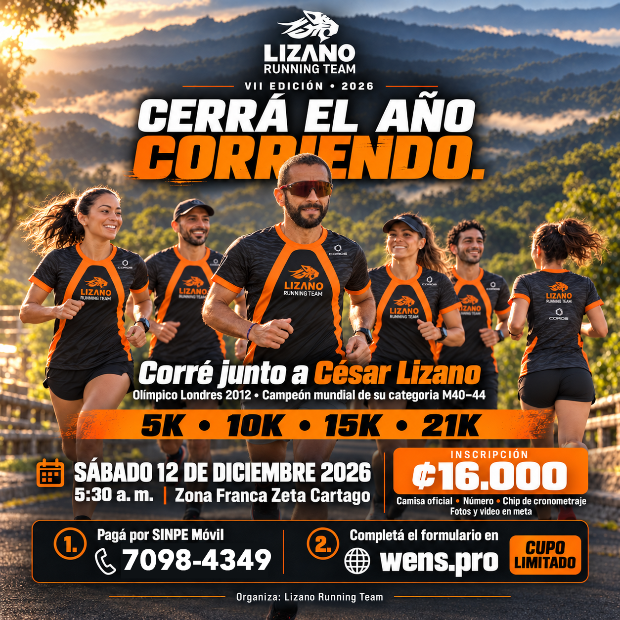 VII Edic Lizano Running Team